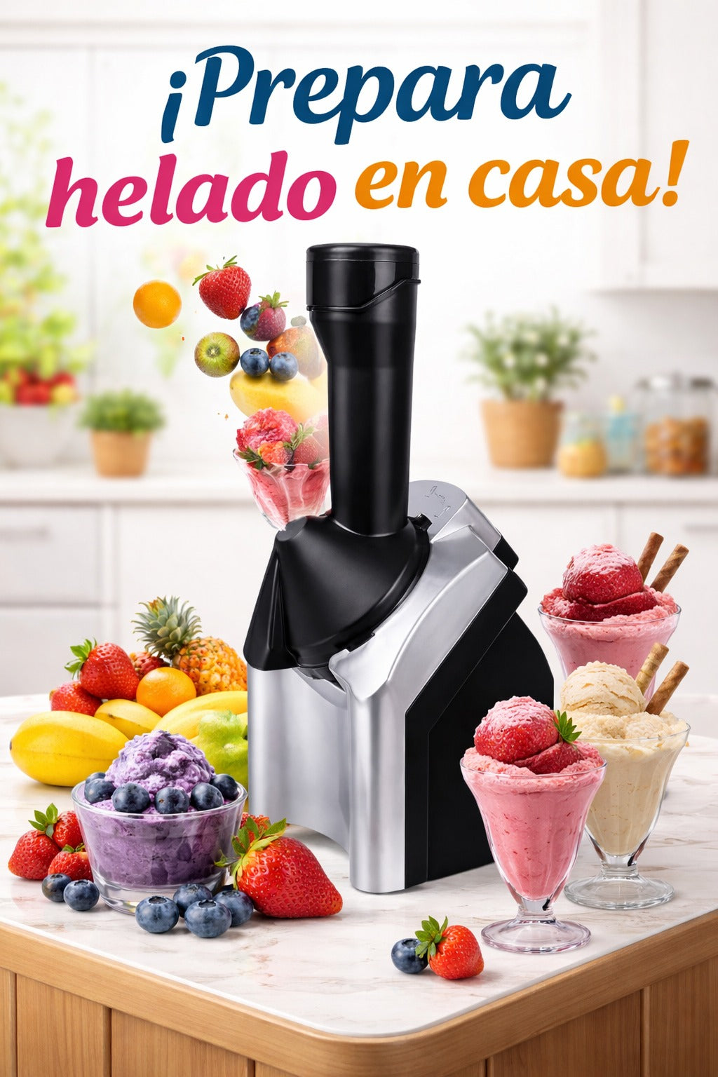 🍧🍓🥭Máquina de Helados naturales
