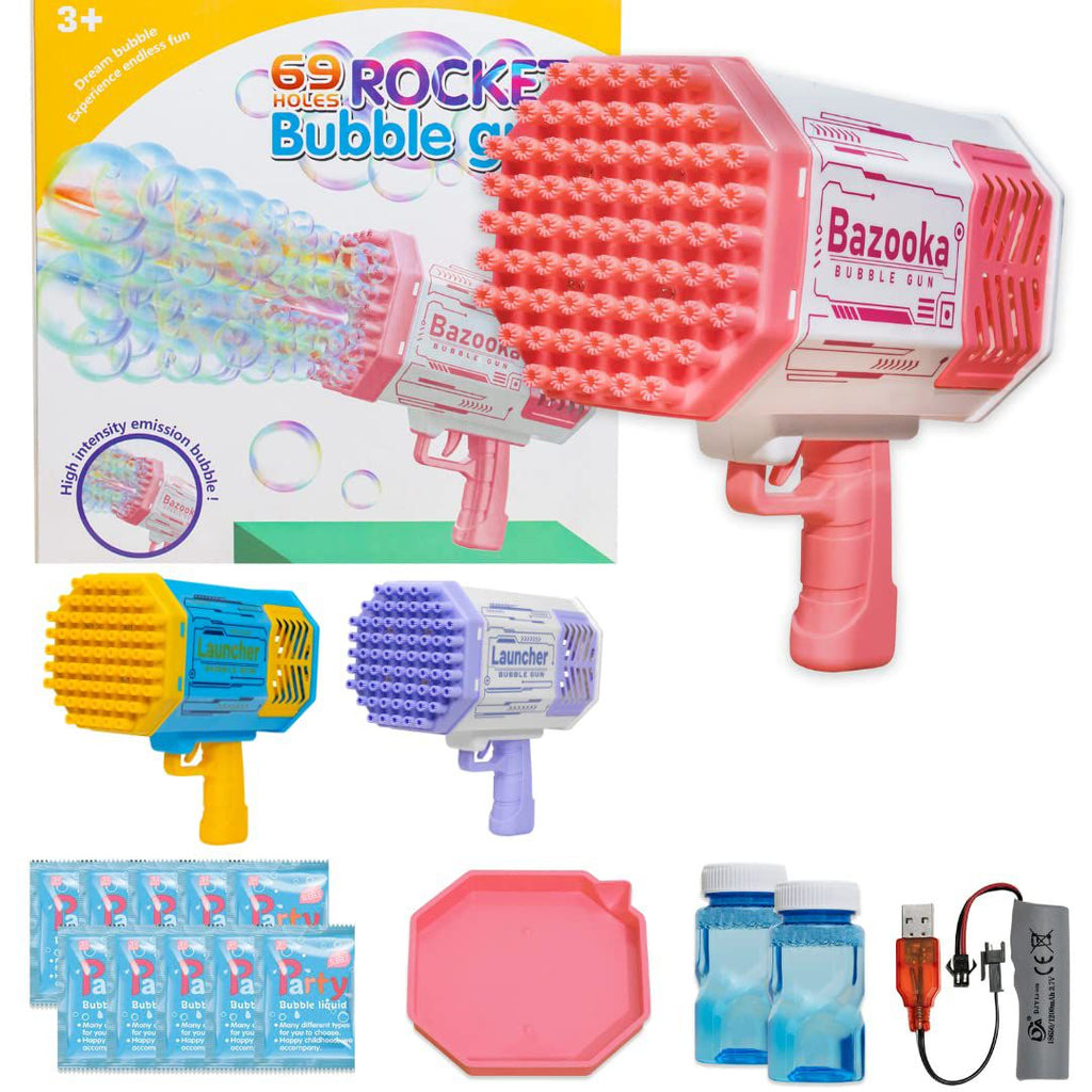 🚀  Rocket Bubble Pro 2x1 — La Pistola de Burbujas Favorita del 2025
