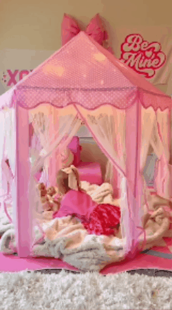 🎀🏰 CASTILLO ROSA DE PRINCESAS 🏰🎀